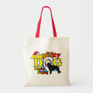 Belgian Sheepdog Agility Shirts Gifts Tote Bag