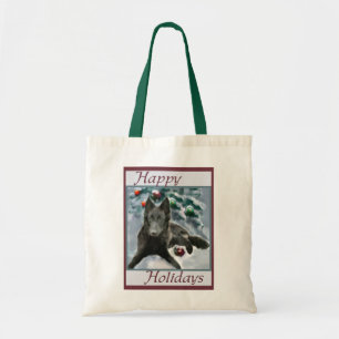 Belgian Sheepdog Christmas Gifts Tote Bag