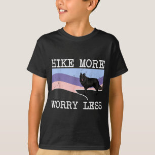 Belgian sheepdog hike more worry less graphic T-Shirt