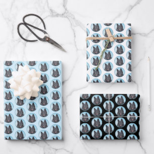 Belgian Sheepdog Painting - Cute Original Dog Art Wrapping Paper Sheet