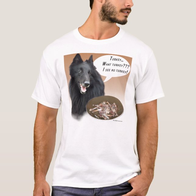 Belgian Sheepdog Turkey T-Shirt (Front)
