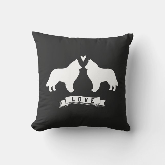 Belgian Sheepdogs Love Cushion (Front)