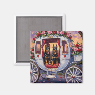 Belgian Shepherd Dog Valentine's Day Magnet