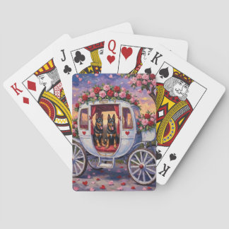 Belgian Shepherd Dog Valentine's Day Playing Cards
