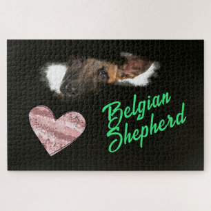 Belgian Shepherd Eyes Solid Colour 1000 piece  Jigsaw Puzzle