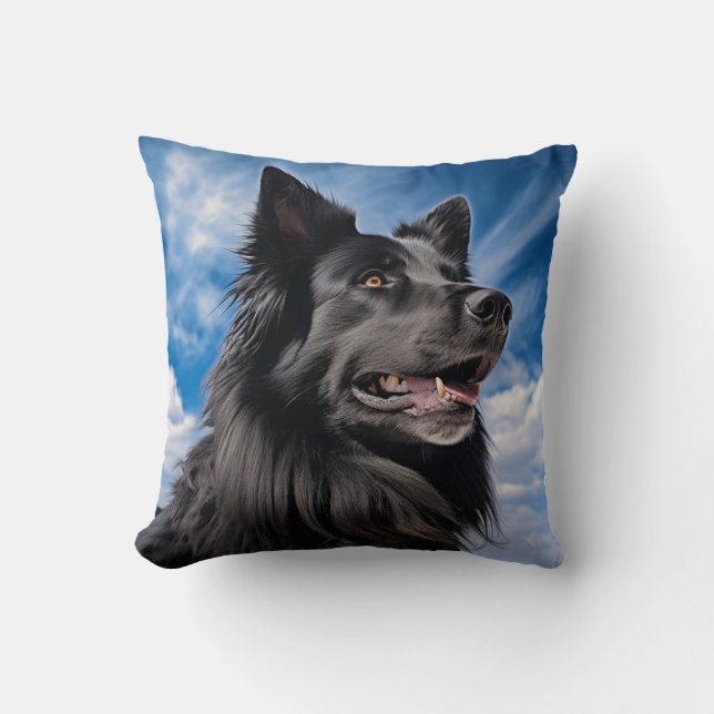 Belgian Shepherd Groenendael Cushion (Front)