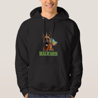Belgian Shepherd MALICORN Funny Malinois Dog Mum Hoodie