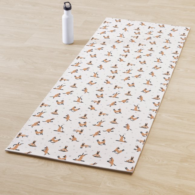 Belgian shepherd Malinois dog Yoga Mat (In Situ)