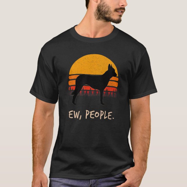 Belgian Shepherd Malinois Retro  7 T-Shirt (Front)