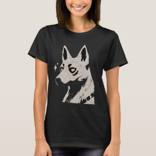 Belgian Shepherd Silhouette Pet Belgian Malinois D T-Shirt