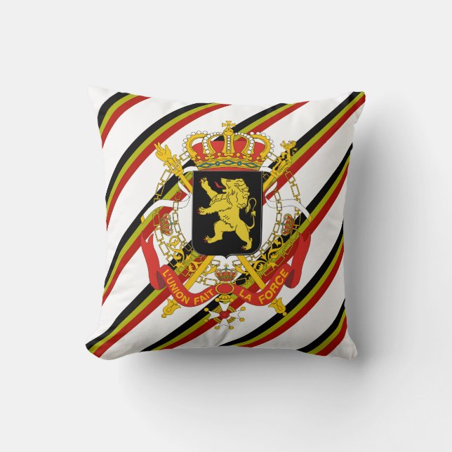 Belgian stripes flag cushion (Front)