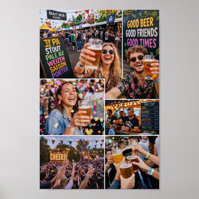 Belgian Summer Beer Festival Vibes Poster (Front)