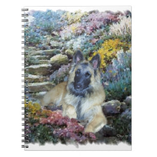 Belgian Tervuren Art Spiral Notebook
