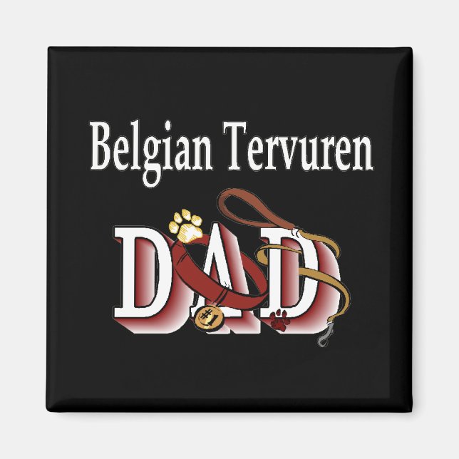 belgian tervuren dad Magnet (Front)