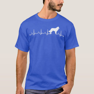 Belgian Tervuren Heartbeat EKG Funny Dog Mum 41 T-Shirt
