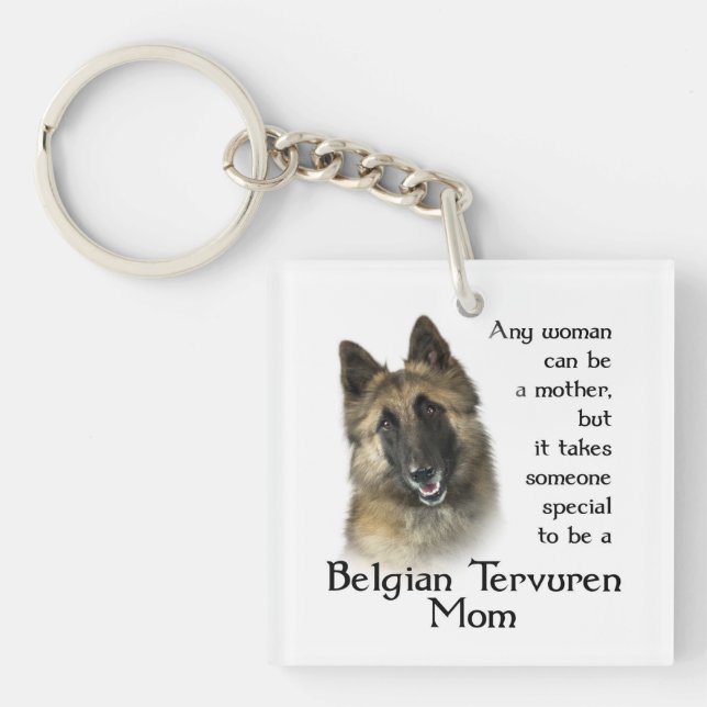 Belgian Tervuren Keychain (Front)
