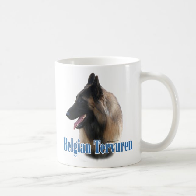 Belgian Tervuren Name Coffee Mug (Right)