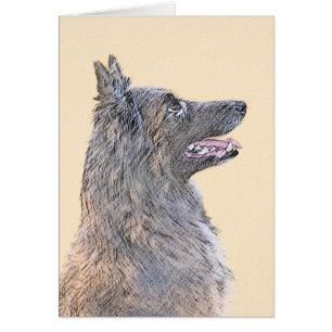Belgian Tervuren Painting - Cute Original Dog Art