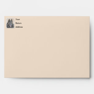Belgian Tervuren Painting - Cute Original Dog Art Envelope