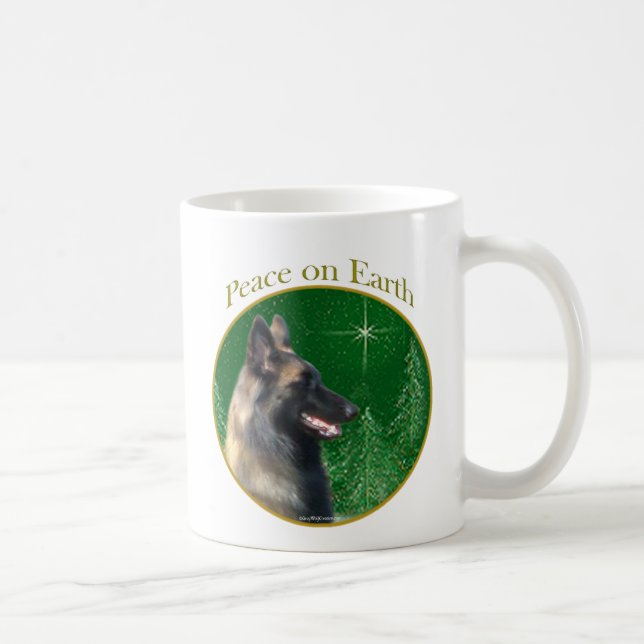 Belgian Tervuren Peace Coffee Mug (Right)