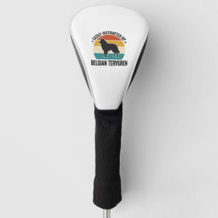Belgian Tervuren Vintage Dog Lover Shirt Design_1 Golf Head Cover
