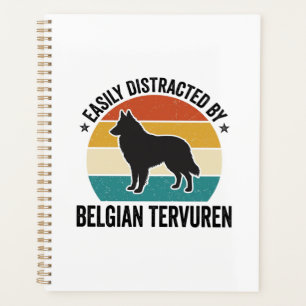 Belgian Tervuren Vintage Dog Lover Shirt Design_1 Planner