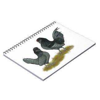 Belgian Watermaal Bantams Spiral Notebook