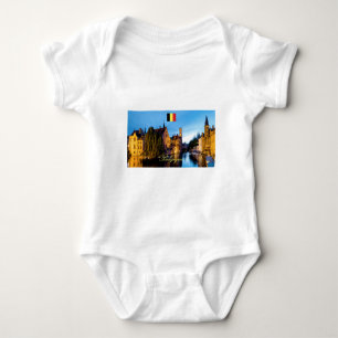 Belgique Mediaeval Bruges - Pro Photo Baby Bodysuit