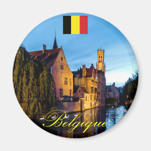 Belgique Mediaeval Bruges - Pro Photo Magnet