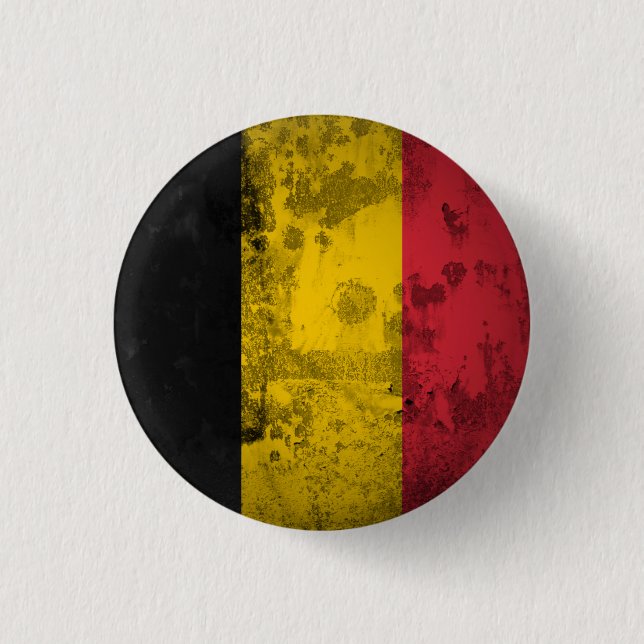 Belgium 3 Cm Round Badge (Front)