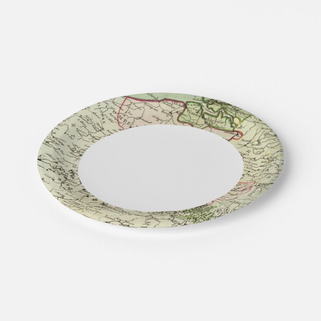 Belgium 3 paper plate (Angled)