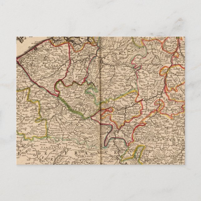 Belgium and Luxembourg Postcard (Front)