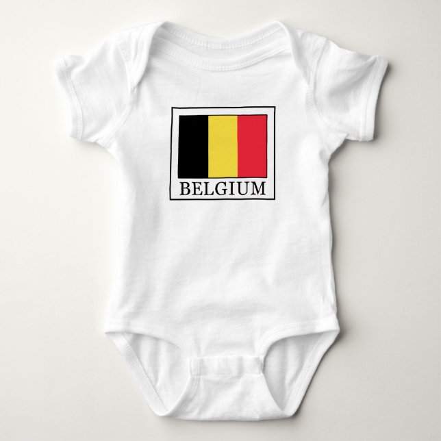 Belgium Baby Bodysuit (Front)