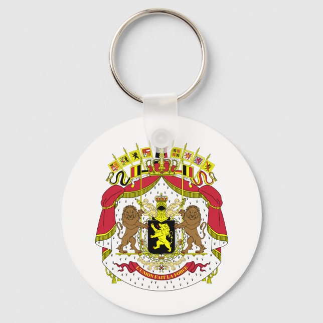 Belgium BE Key Ring (Front)