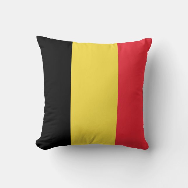 Belgium (Belgian) Flag Cushion (Front)
