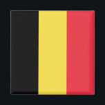 Belgium (Belgian) Flag Magnet<br><div class="desc">Customisable World Flag Products - Please feel free to add your own text.</div>