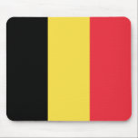 Belgium (Belgian) Flag Mouse Pad<br><div class="desc">Customizable World Flag Products - Please feel free to add your own text.</div>