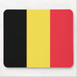 Belgium (Belgian) Flag Mouse Pad<br><div class="desc">Customizable World Flag Products - Please feel free to add your own text.</div>