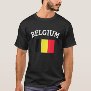 Belgium Belgian Flag Soccer General Sports T-Shirt