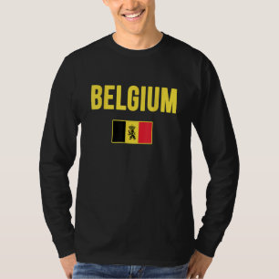 Belgium Belgian Flag Souvenir Belgie T-Shirt