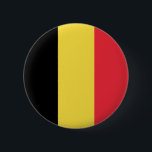 Belgium – Belgian National Flag 6 Cm Round Badge<br><div class="desc">National flag of Belgium The Belgian flag is a vertical triband flag with black, yellow and red stripes. It originated as a horizontally banded flag in 1830, with the vertical stripes being introduced in 1831. The official national flag has a 13:15 ratio, but a 2:3 version is much more commonly...</div>