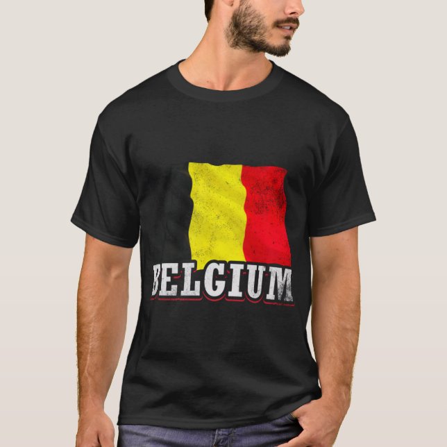 Belgium Belgium Flag T-Shirt (Front)