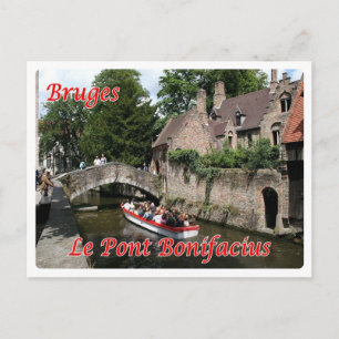 Belgium - Bruges - Le Pont Bonifacius - Postcard