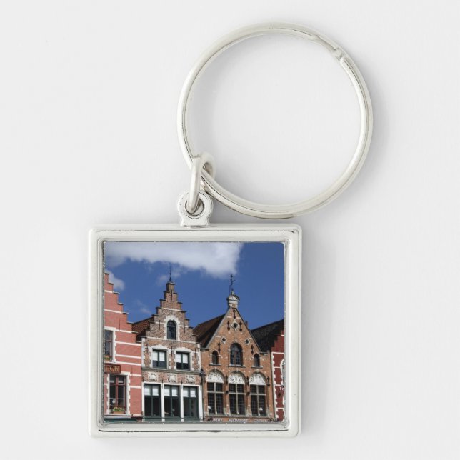 Belgium, Brugge (aka Brug or Bruge). UNESCO 2 Key Ring (Front)