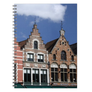 Belgium, Brugge (aka Brug or Bruge). UNESCO 2 Spiral Notebook