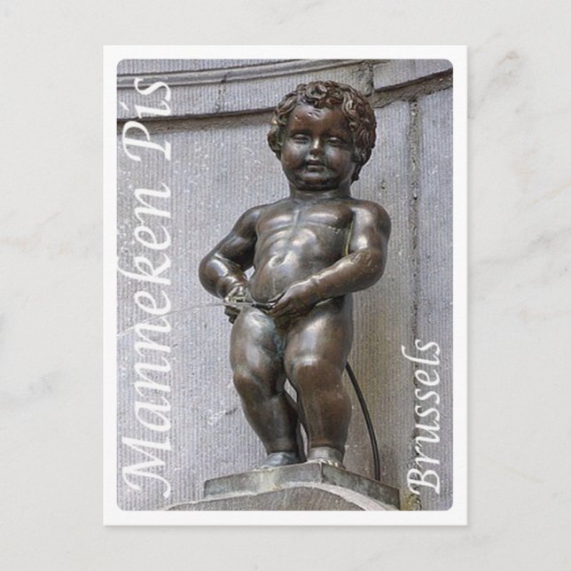 Belgium - Brussels - Bruxelles - Manneken Pis - Postcard (Front)
