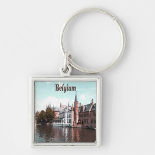 Belgium Brussels Canal Key Ring