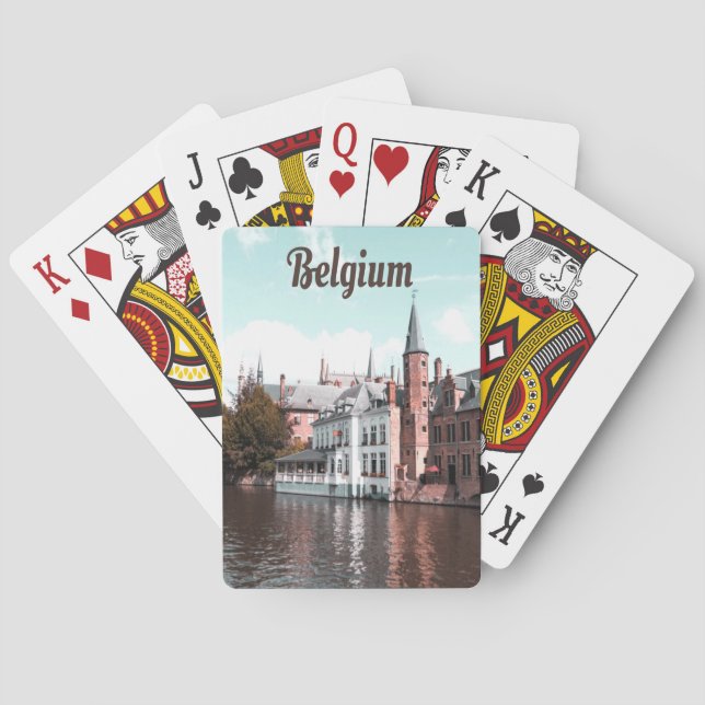 Belgium Brussels Canal Playing Cards (Back)