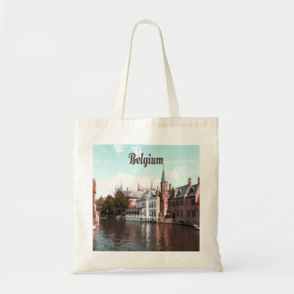 Belgium Brussels Canal Tote Bag