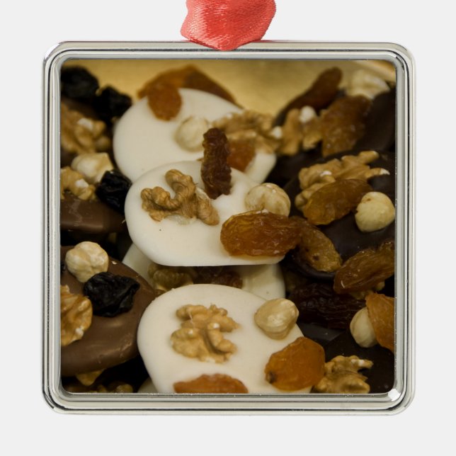 Belgium, Brussels. World famous Belgium 2 Metal Tree Decoration (Front)